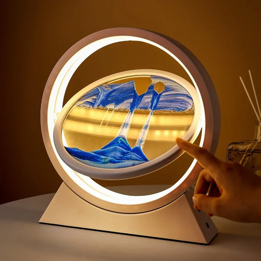 The Eclipse Lumina – Integrated Kinetic Sand Art & Mood Lamp