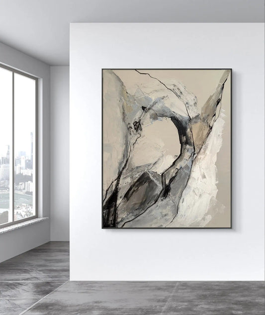 The Shape of Noise Series - Abstract Oil Painting on Canvas