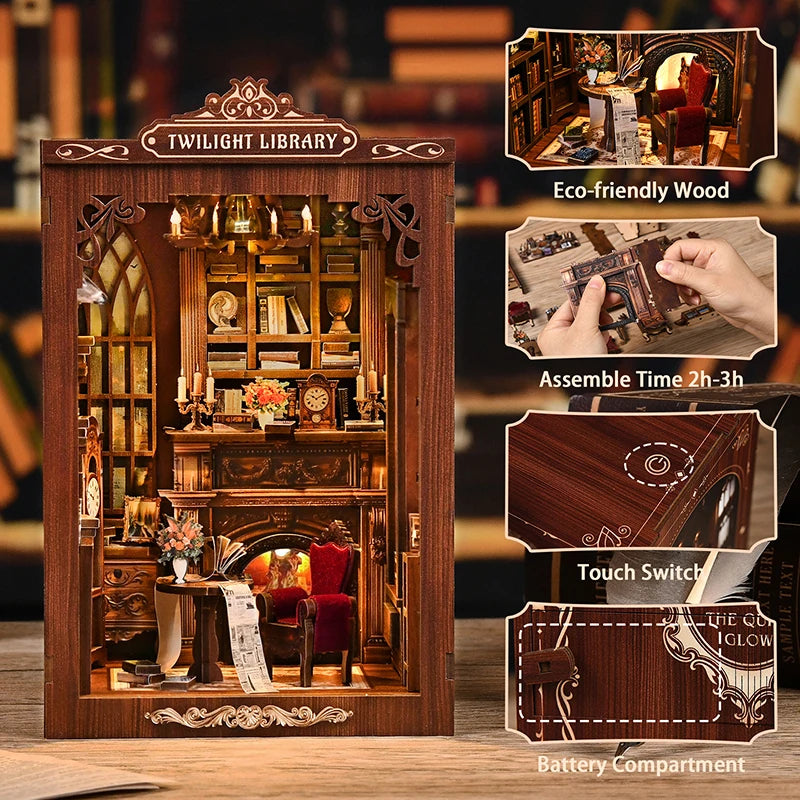 The Twilight Library – Victorian Dark Academia Nook