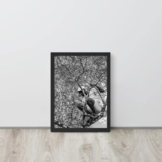 The Climber Framed poster - Innovign Art