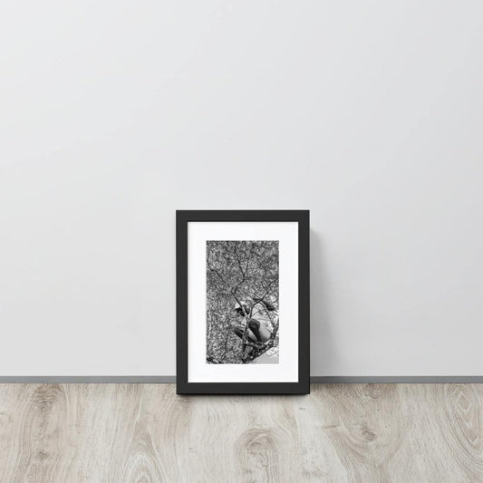The Climber Matte Paper Framed Poster With Mat - Innovign Art