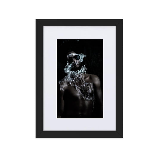 Derelict Matte Paper Framed Poster With Mat - Innovign Art