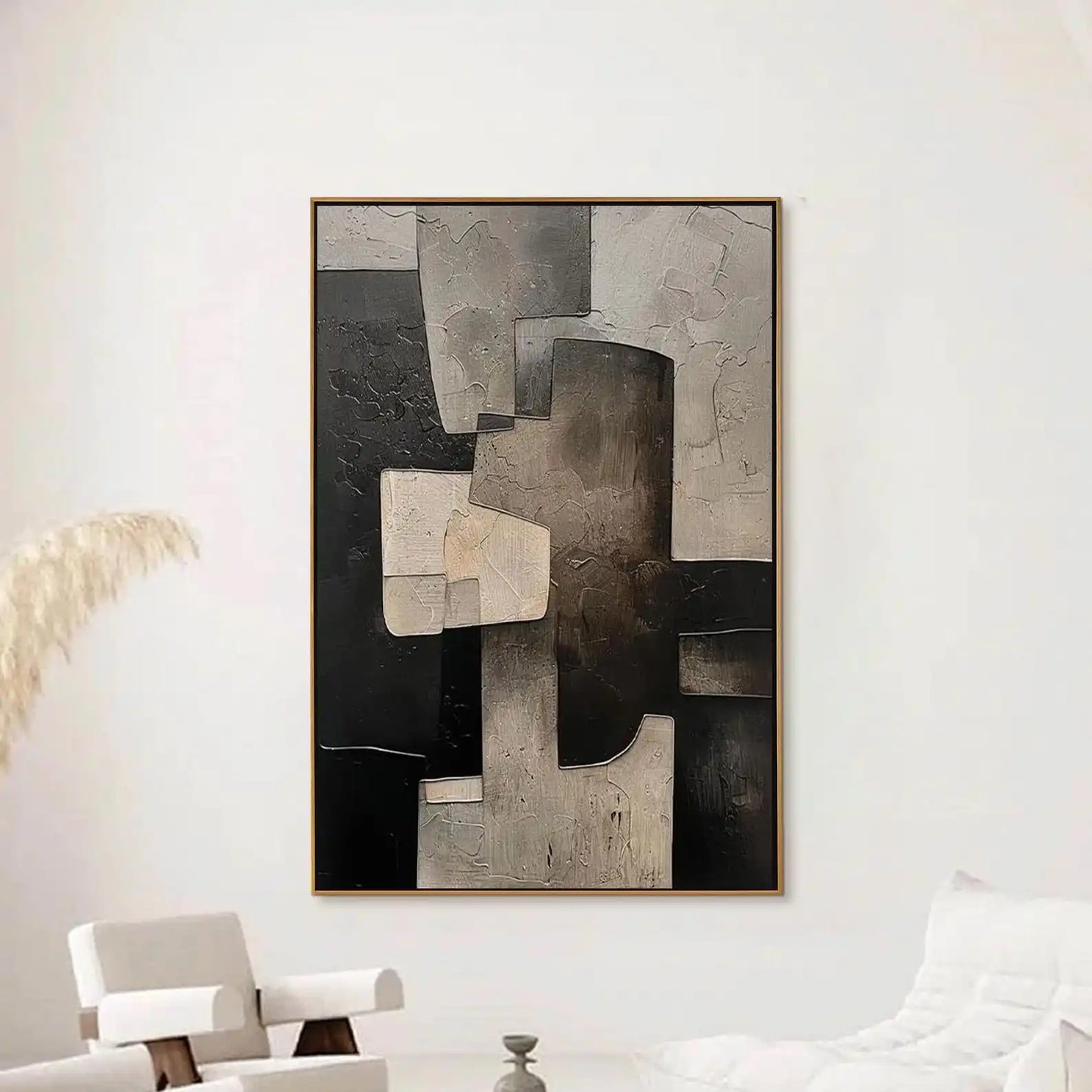Ashes Into Color Series - Abstract Oil Painting on Canvas