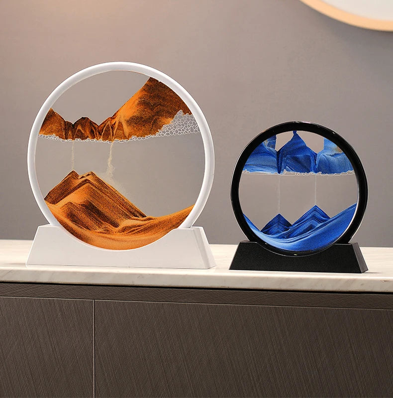 The Arctic Minimalist – Pure White Kinetic Art Frame