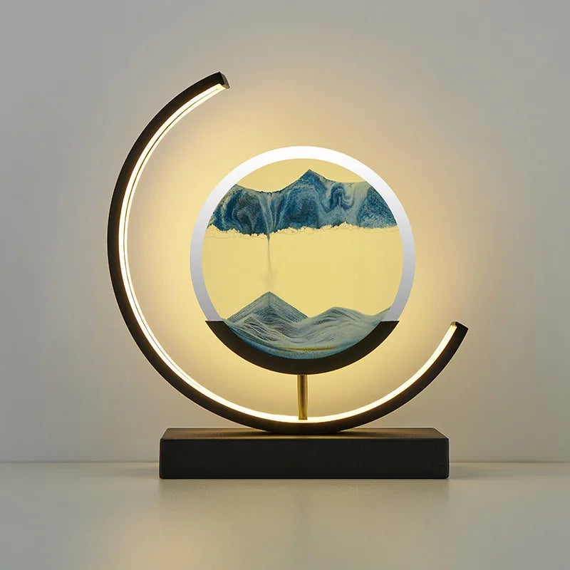 The Halo Ambient –  LED Kinetic Sand Lamp