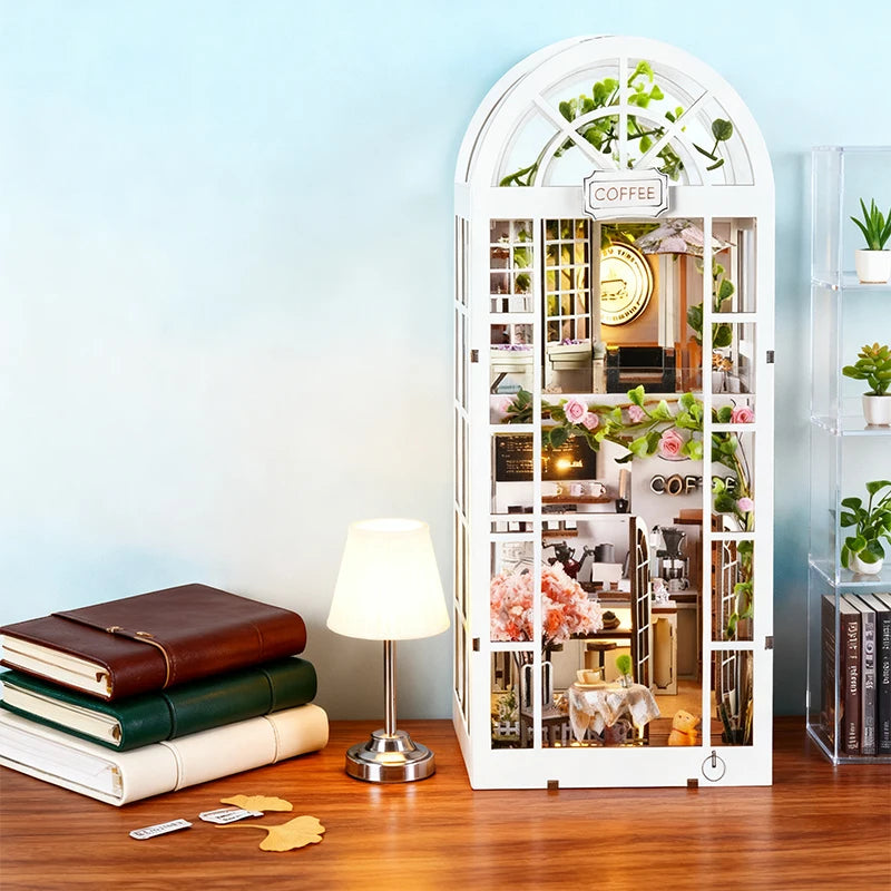 The Glasshouse Café – 3D Architectural DIY Miniature Kit