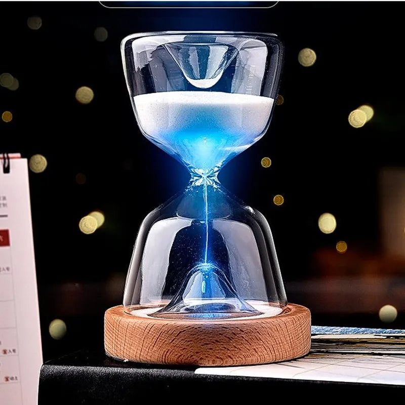 The Chronos Luminous Hourglass – Kinetic Sand Timer
