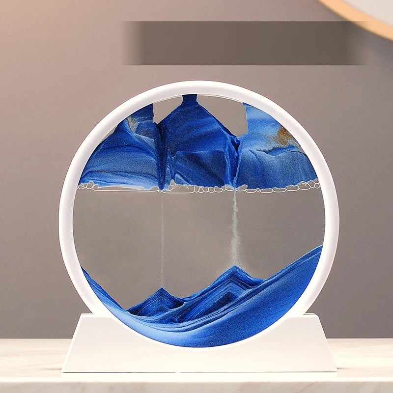 The Arctic Minimalist – Pure White Kinetic Art Frame