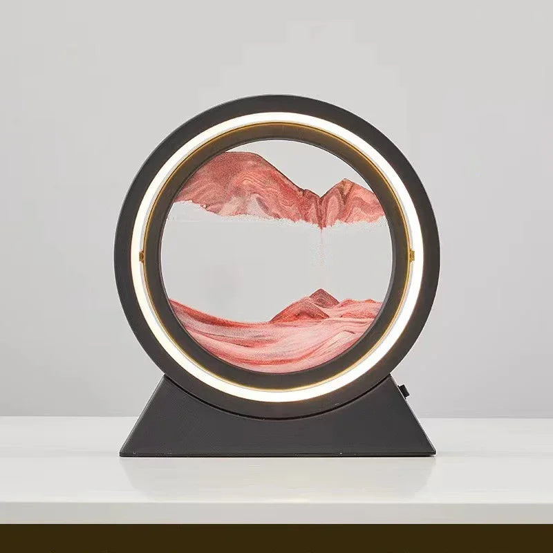 The Eclipse Lumina – Integrated Kinetic Sand Art & Mood Lamp