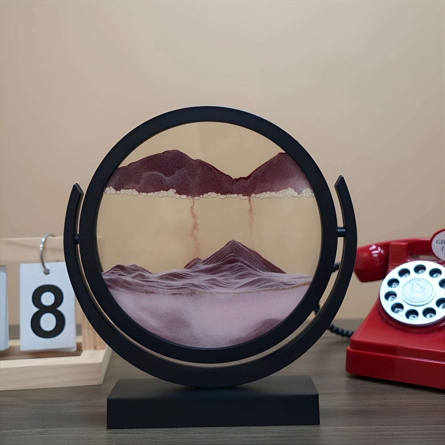 The Crimson Peak – Large Scale 12" Rotating Sandscape