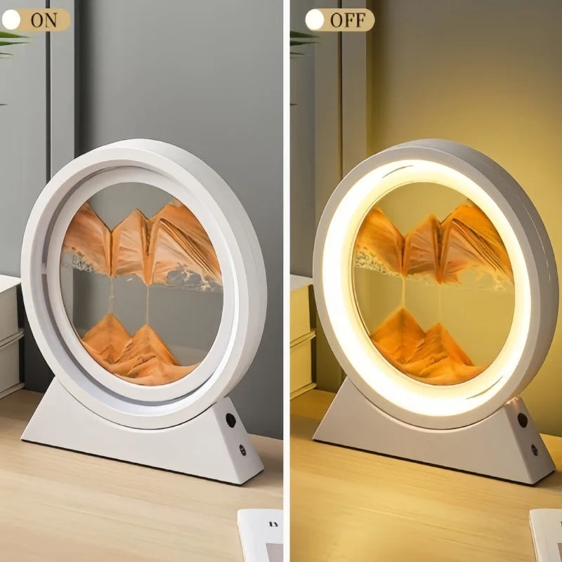 The Eclipse Lumina – Integrated Kinetic Sand Art & Mood Lamp