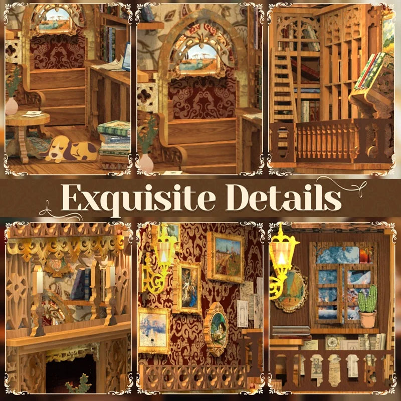 The Eternal Bookstore – Grand Library 3D Miniature Kit