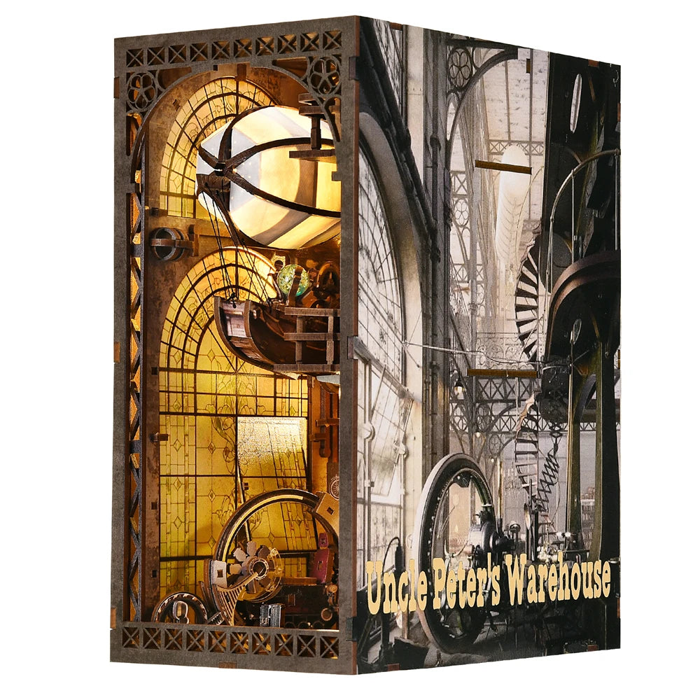 The Aeronaut’s Atelier – Steampunk 3D DIY Book Nook Kit