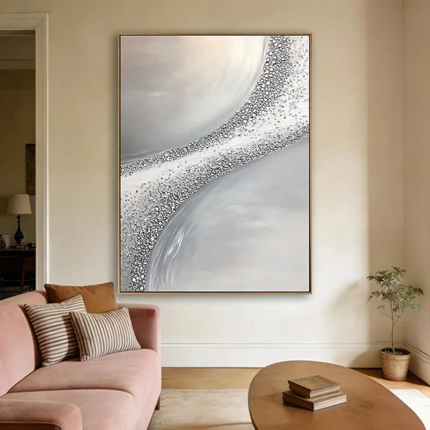 The Shape of Noise Series - Abstract Oil Painting on Canvas