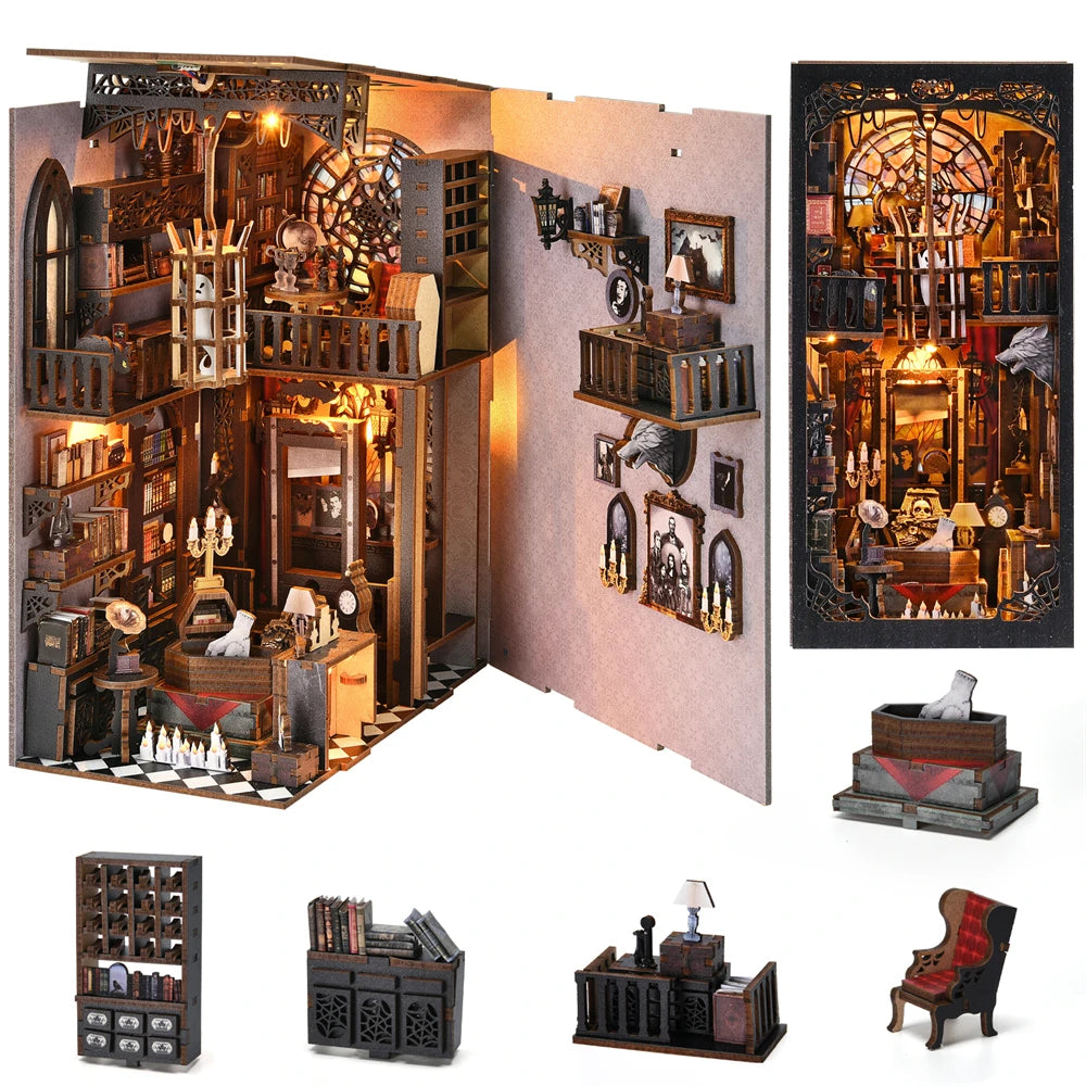 The Manor of Shadows – Gothic Mystery DIY Book Nook