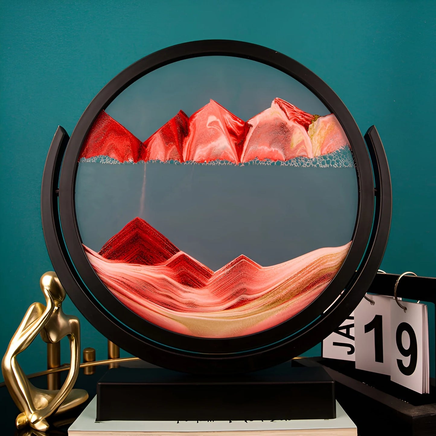 The Crimson Peak – Large Scale 12" Rotating Sandscape
