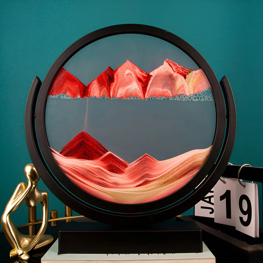 The Crimson Peak – Large Scale 12" Rotating Sandscape
