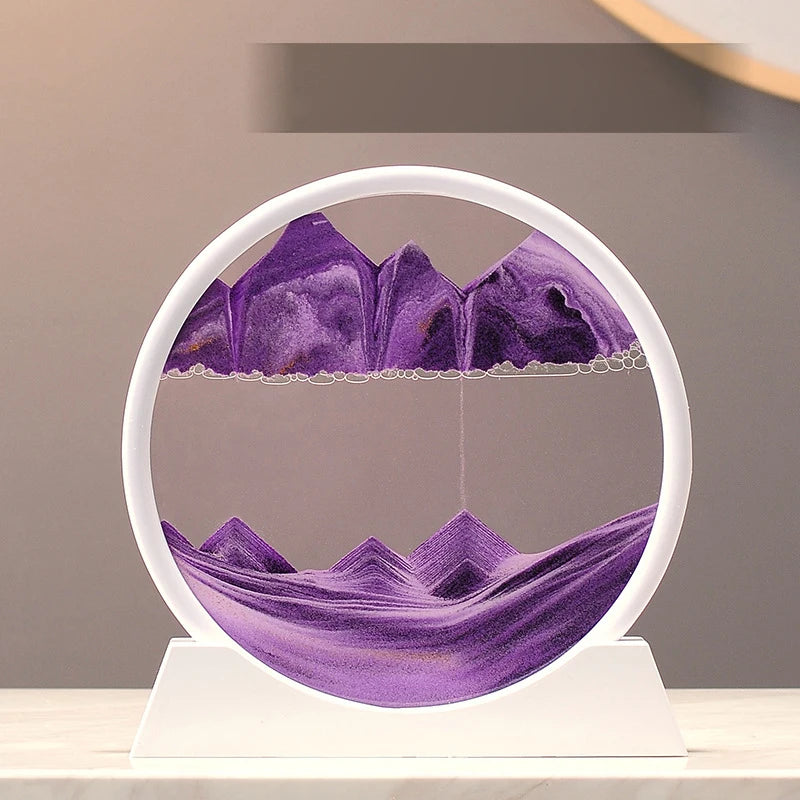The Arctic Minimalist – Pure White Kinetic Art Frame