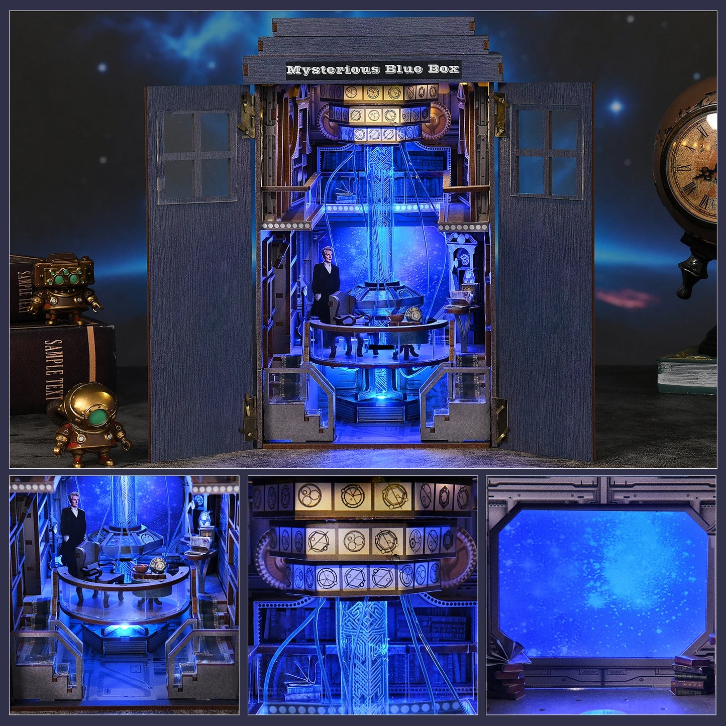 The Chronos Cabin – Time-Traveler’s 3D DIY Book Nook