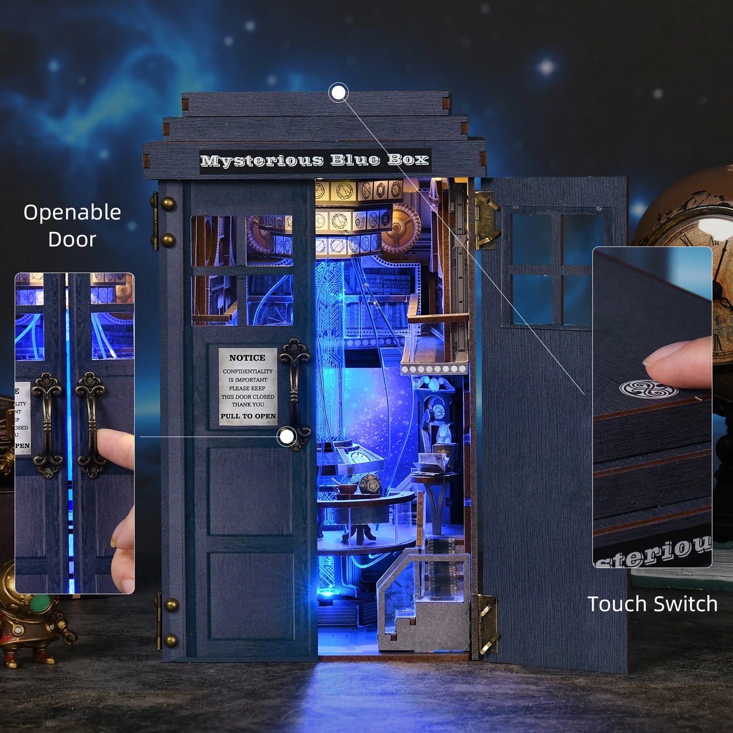 The Chronos Cabin – Time-Traveler’s 3D DIY Book Nook