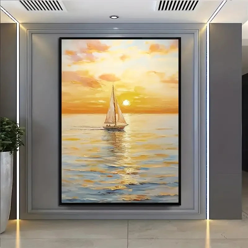 Luminous Collapse Series - Abstract Oil Painting on Canvas