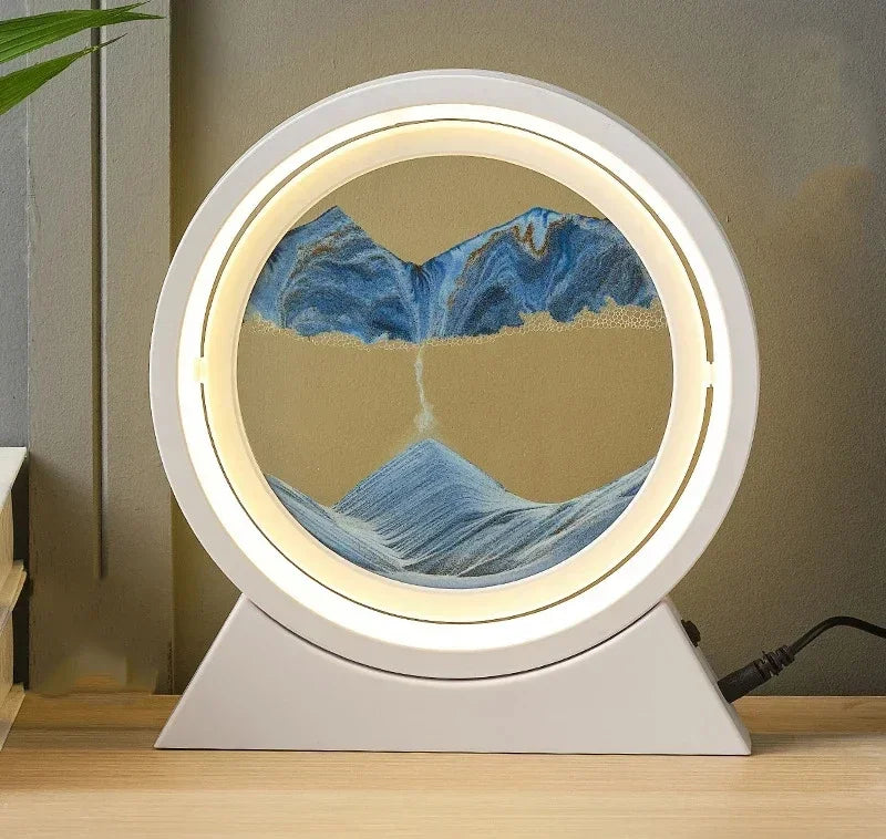 The Eclipse Lumina – Integrated Kinetic Sand Art & Mood Lamp