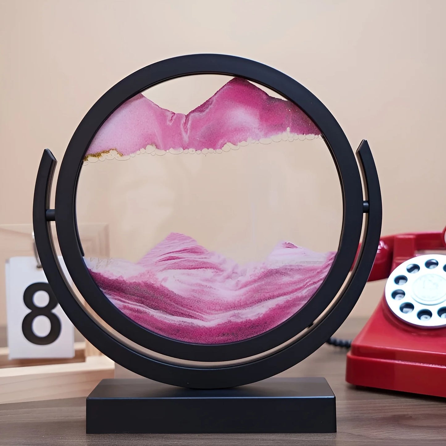 The Crimson Peak – Large Scale 12" Rotating Sandscape