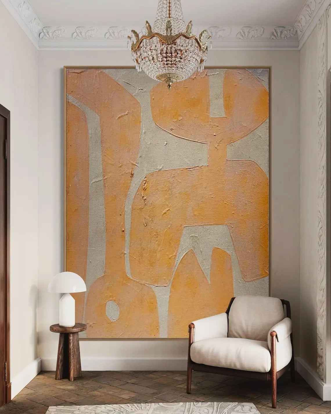 Fragments of Silence Series - Abstract Oil Painting on Canvas