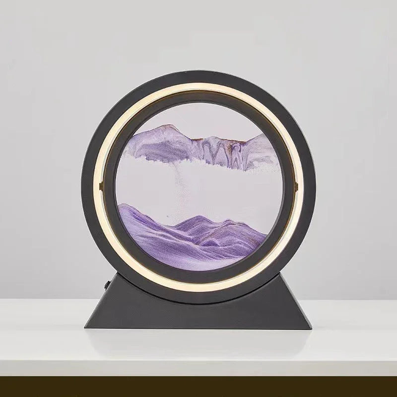 The Eclipse Lumina – Integrated Kinetic Sand Art & Mood Lamp