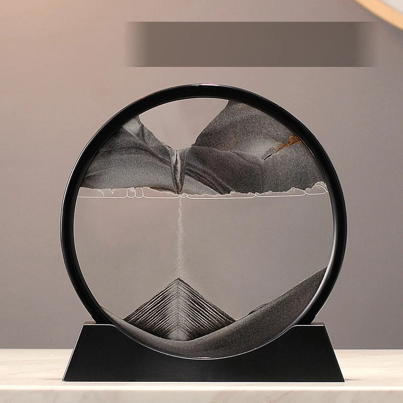 The Arctic Minimalist – Pure White Kinetic Art Frame