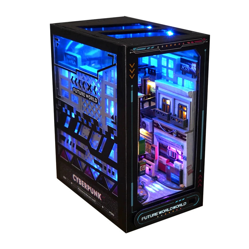 The Neon District – Cyberpunk 3D Cityscape Nook
