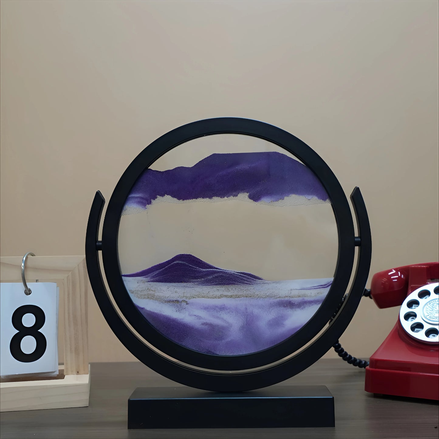 The Crimson Peak – Large Scale 12" Rotating Sandscape