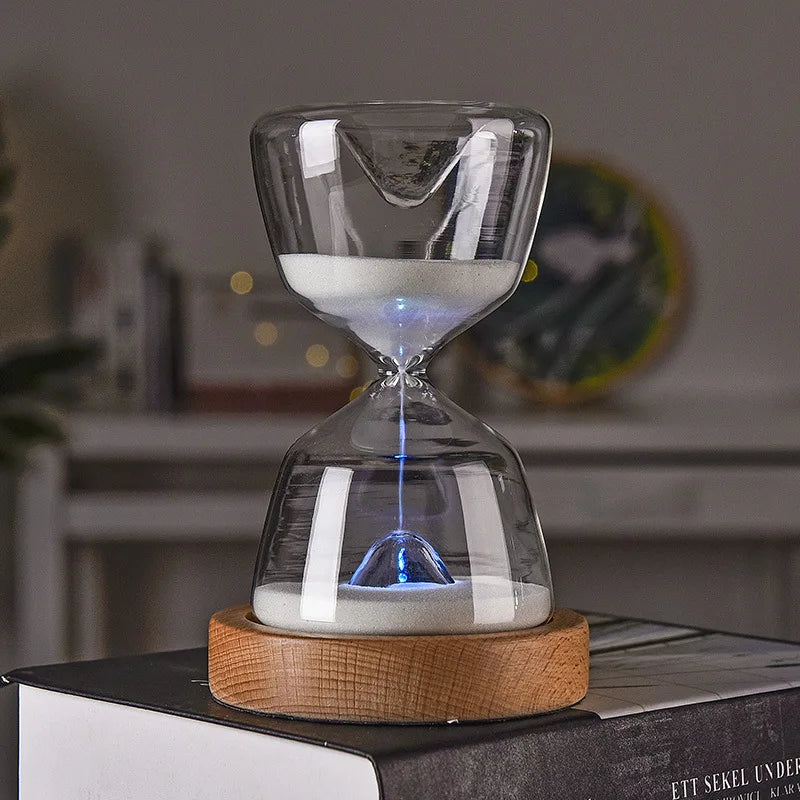 The Chronos Luminous Hourglass – Kinetic Sand Timer
