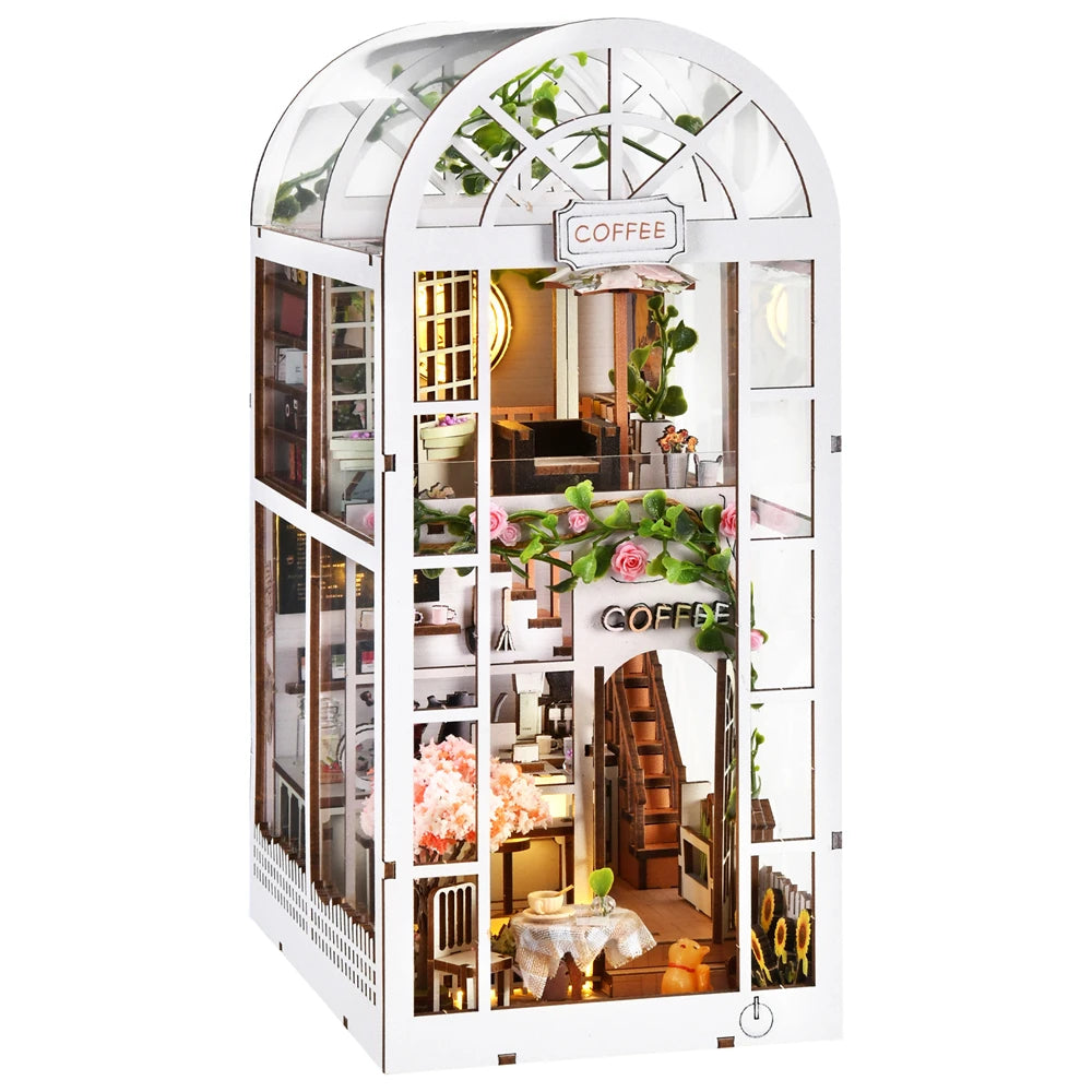 The Glasshouse Café – 3D Architectural DIY Miniature Kit