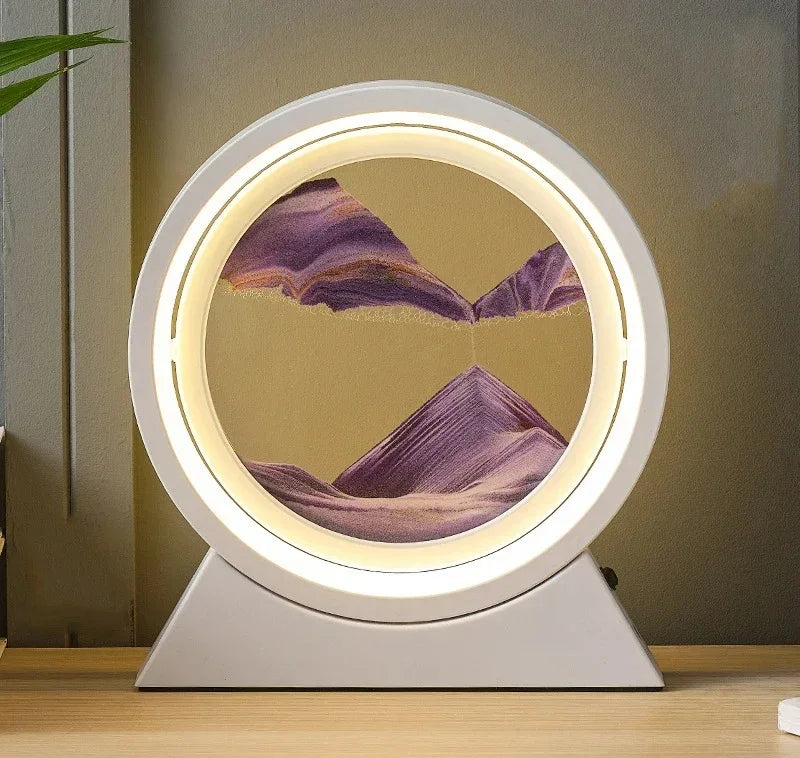 The Eclipse Lumina – Integrated Kinetic Sand Art & Mood Lamp