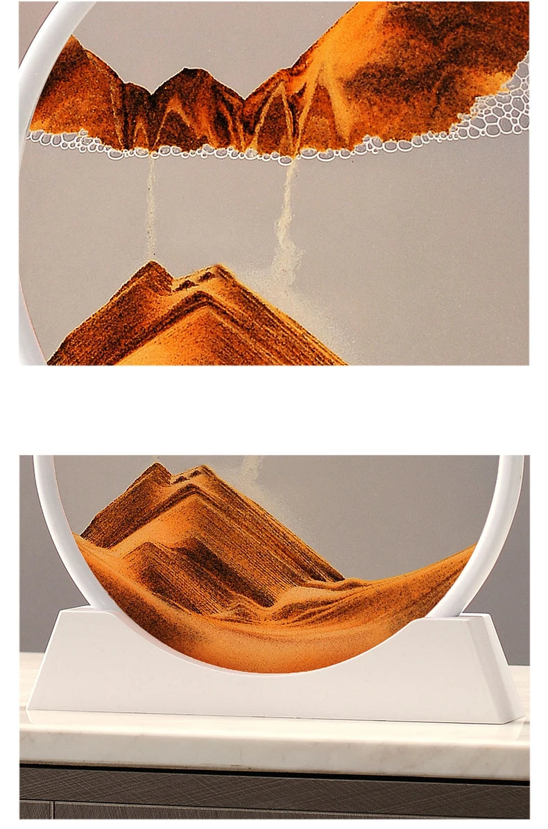 The Arctic Minimalist – Pure White Kinetic Art Frame