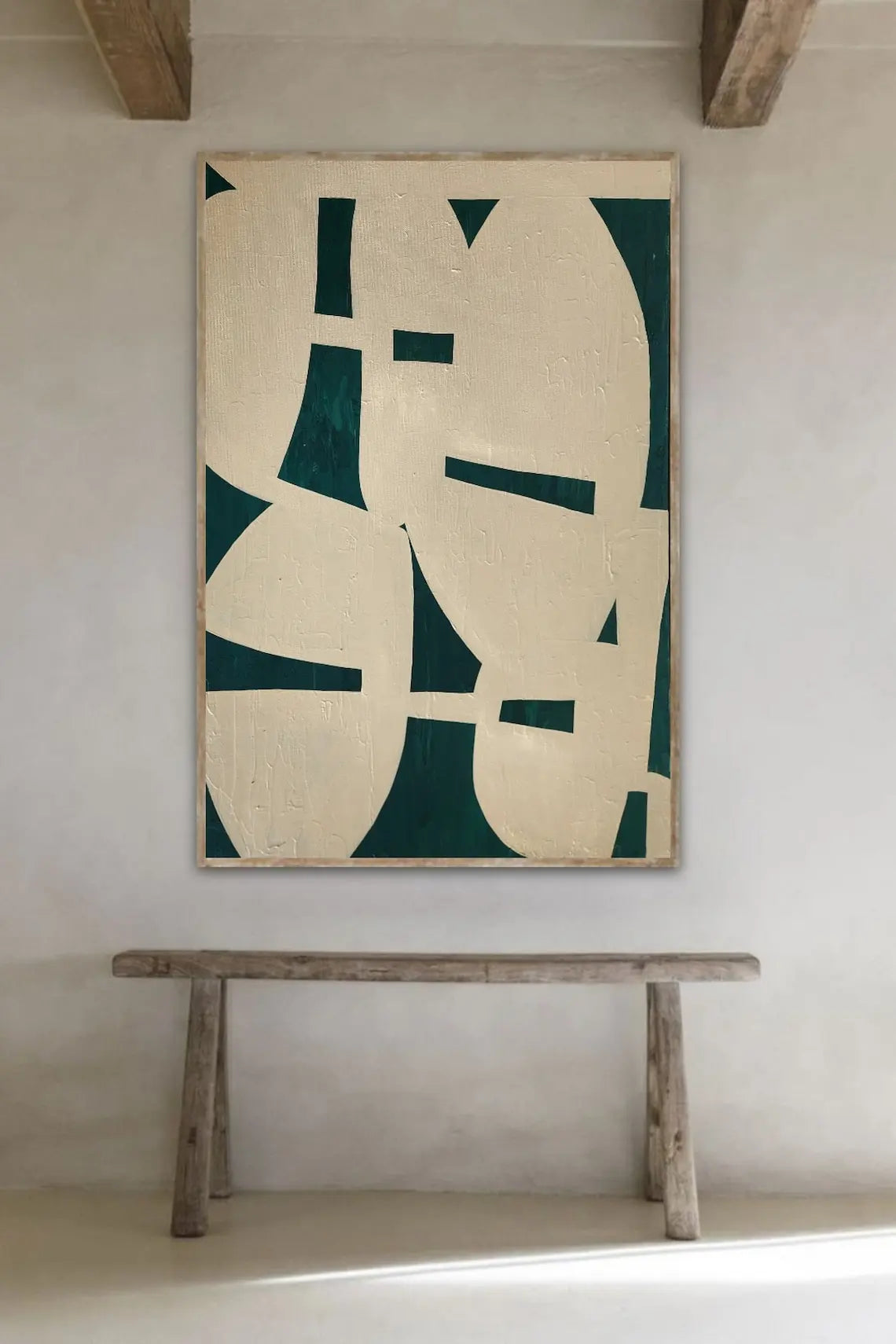 Fragments of Silence Series - Abstract Oil Painting on Canvas