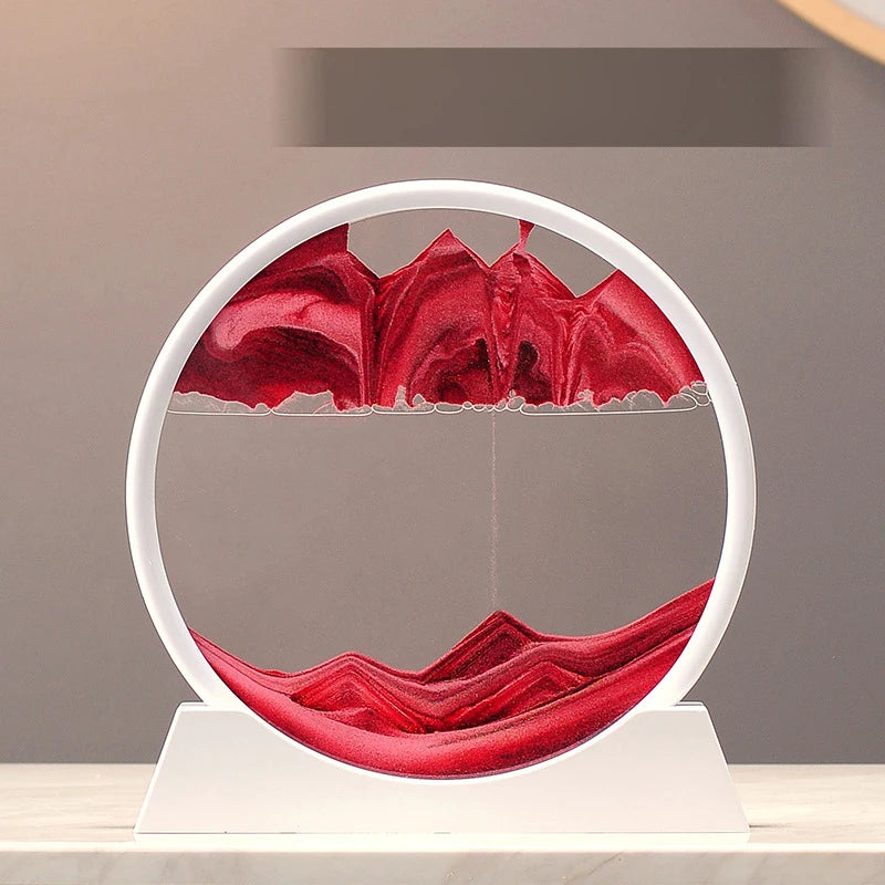 The Arctic Minimalist – Pure White Kinetic Art Frame