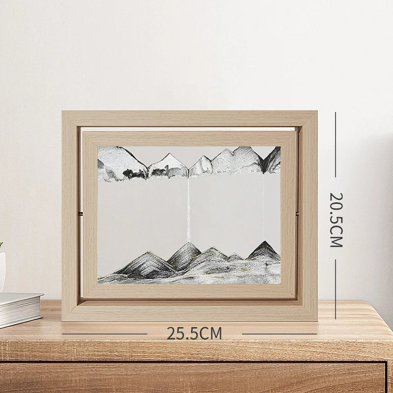 The Nordic Birch – Minimalist Floating Sandscape