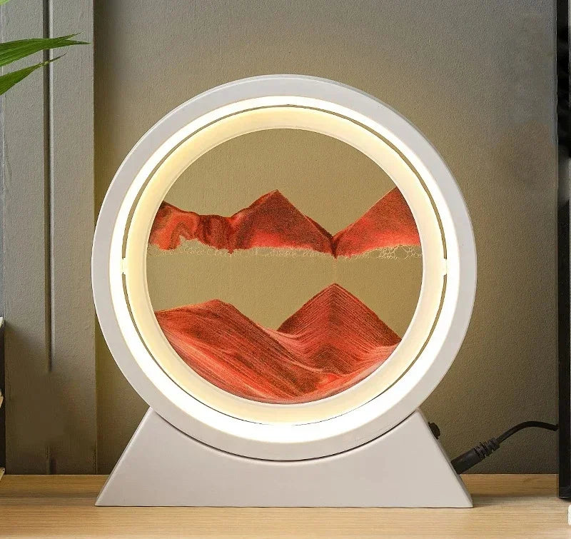 The Eclipse Lumina – Integrated Kinetic Sand Art & Mood Lamp
