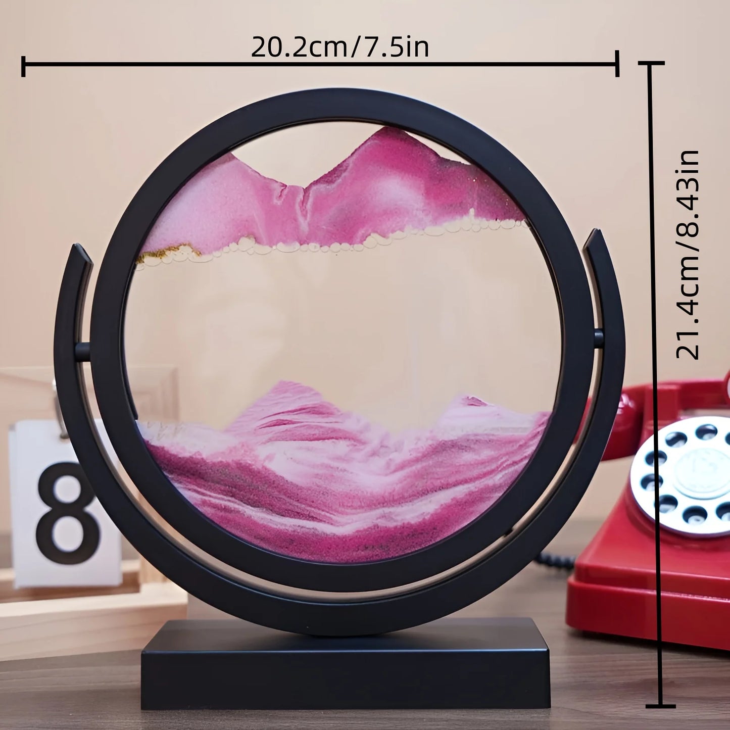 The Crimson Peak – Large Scale 12" Rotating Sandscape