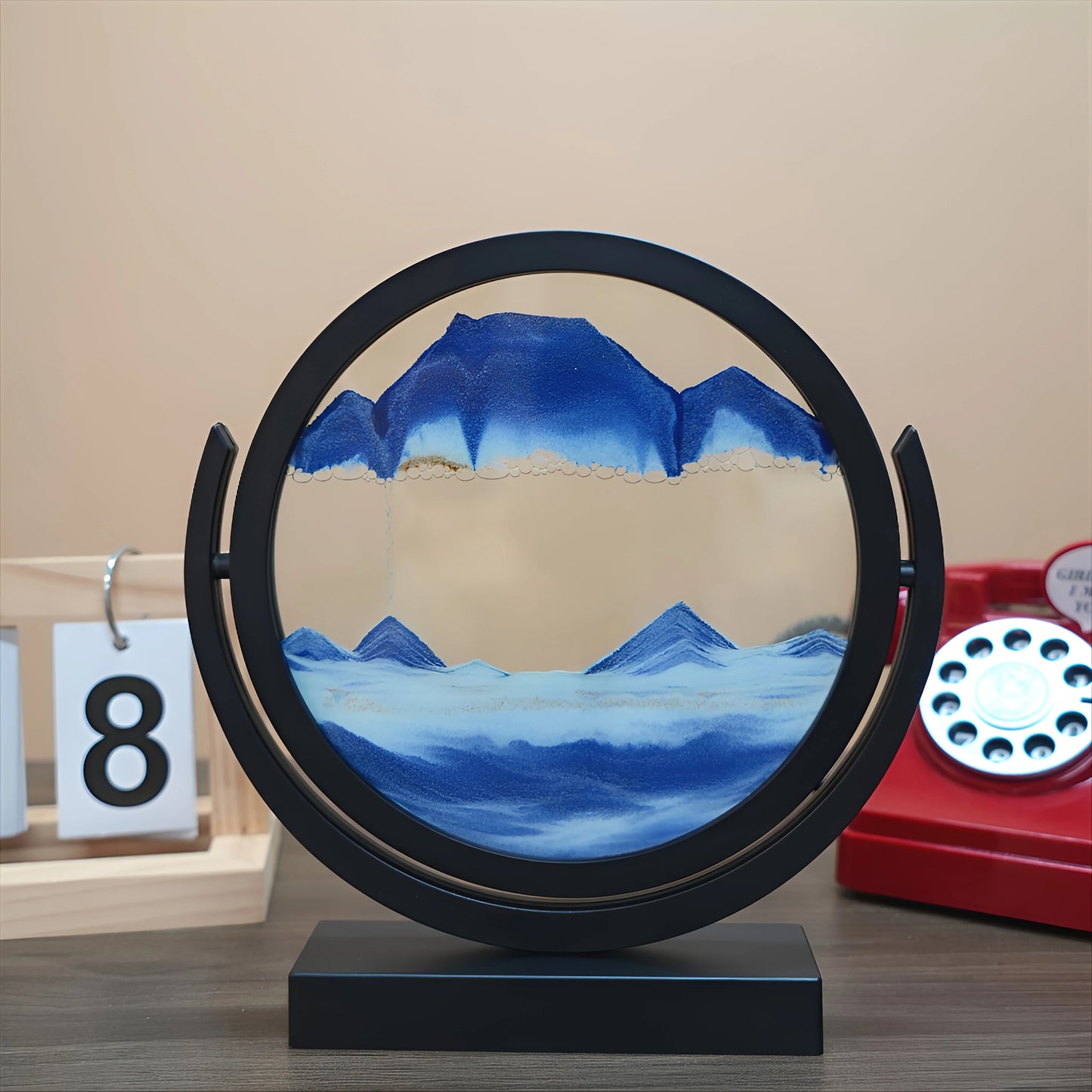 The Crimson Peak – Large Scale 12" Rotating Sandscape