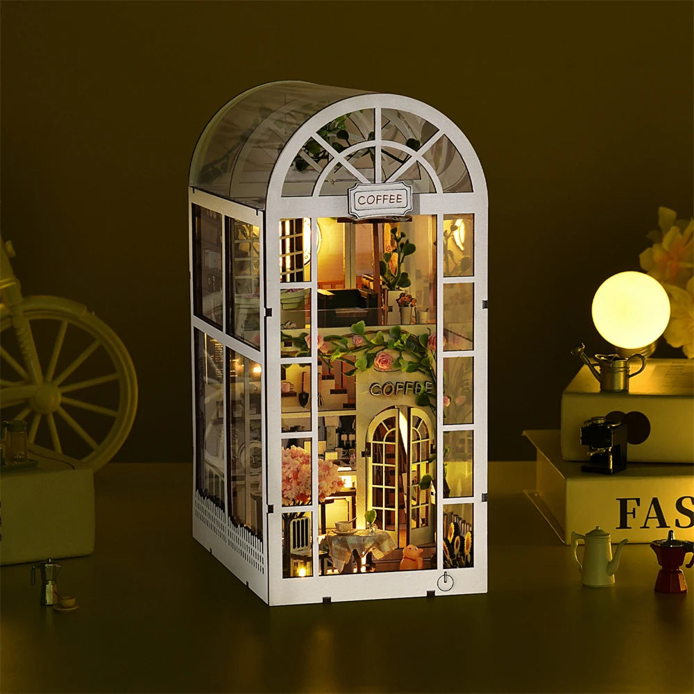 The Glasshouse Café – 3D Architectural DIY Miniature Kit