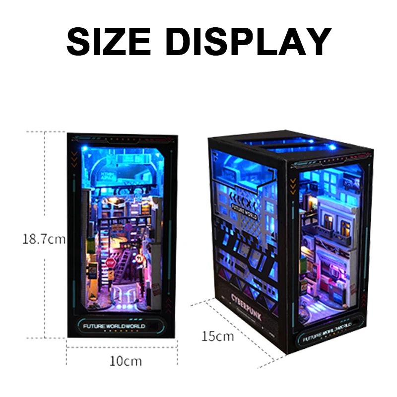 The Neon District – Cyberpunk 3D Cityscape Nook