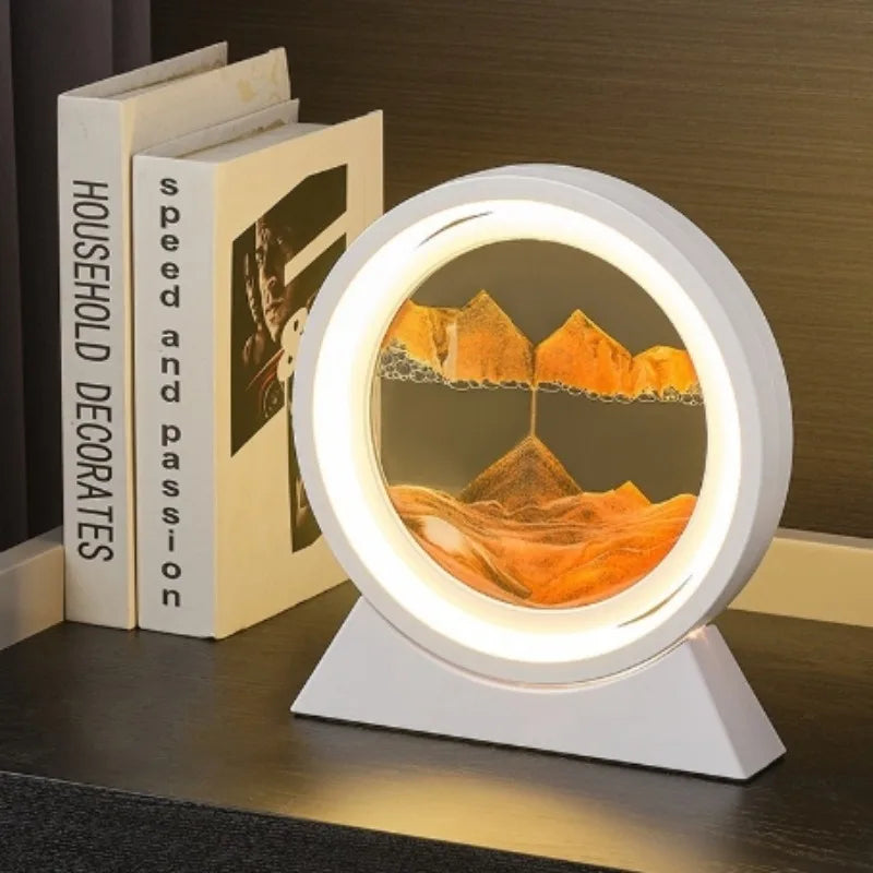 The Eclipse Lumina – Integrated Kinetic Sand Art & Mood Lamp
