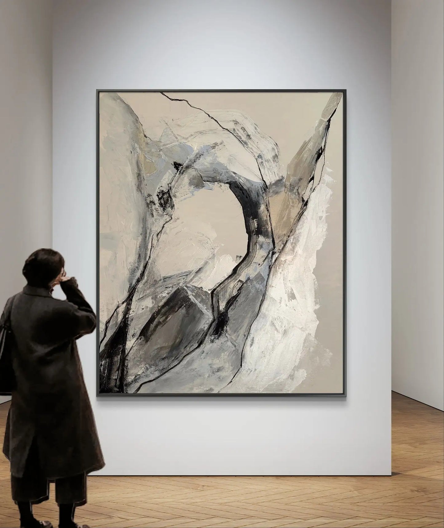 The Shape of Noise Series - Abstract Oil Painting on Canvas