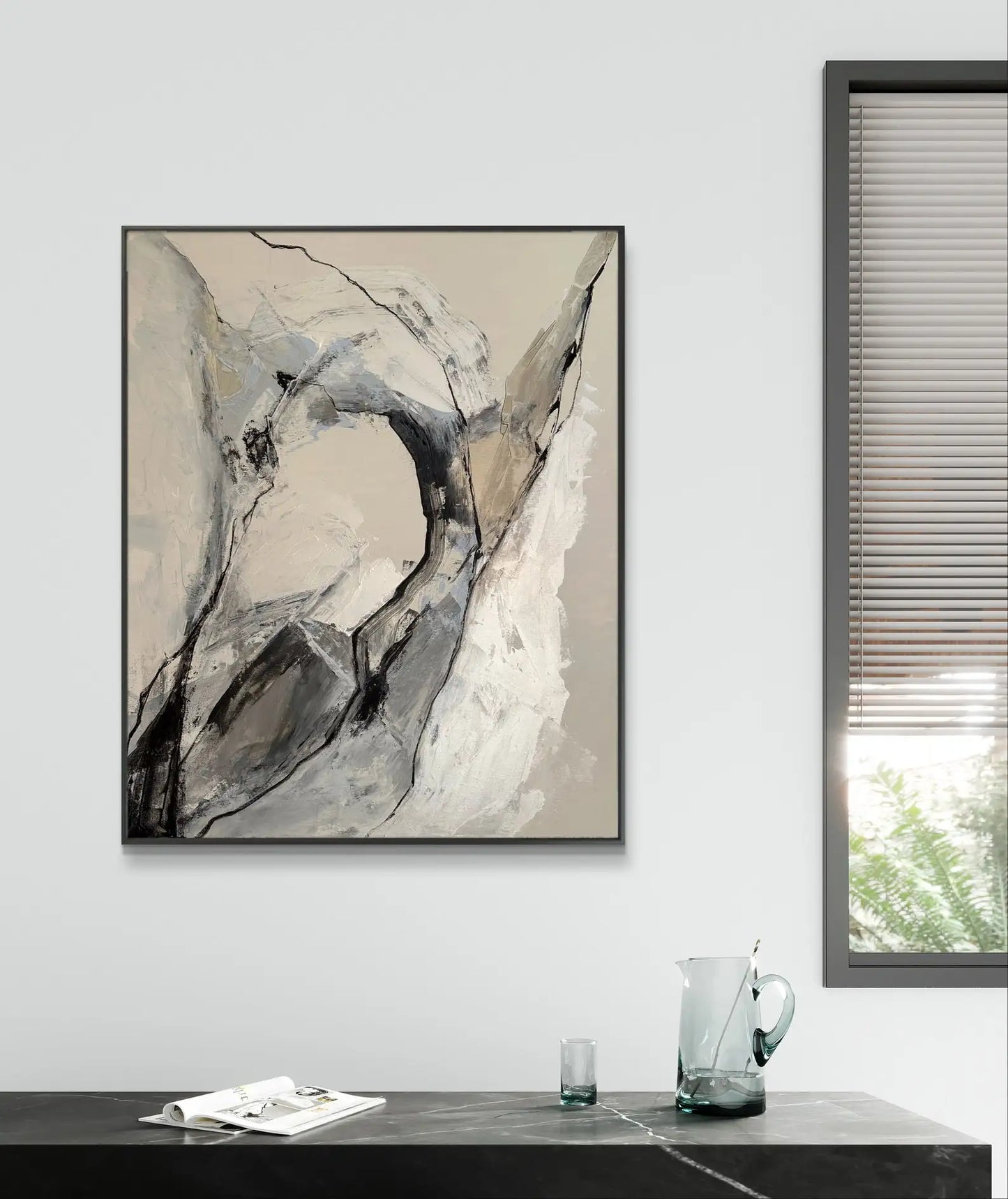 The Shape of Noise Series - Abstract Oil Painting on Canvas