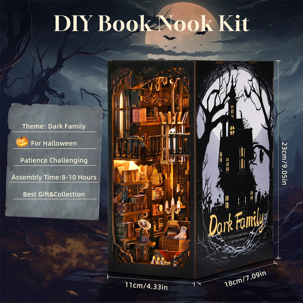 The Manor of Shadows – Gothic Mystery DIY Book Nook