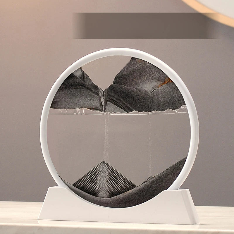 The Arctic Minimalist – Pure White Kinetic Art Frame