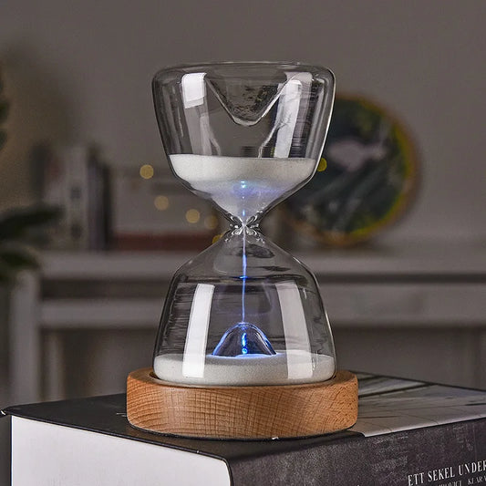 The Chronos Luminous Hourglass – Kinetic Sand Timer